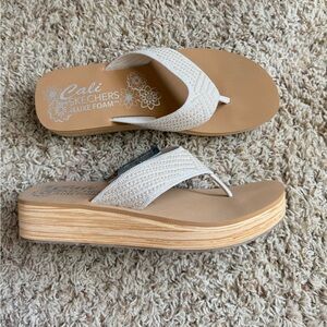 Skechers Women's Cali Summers Flip-Flop Thong Sandals from Finish Line size 9